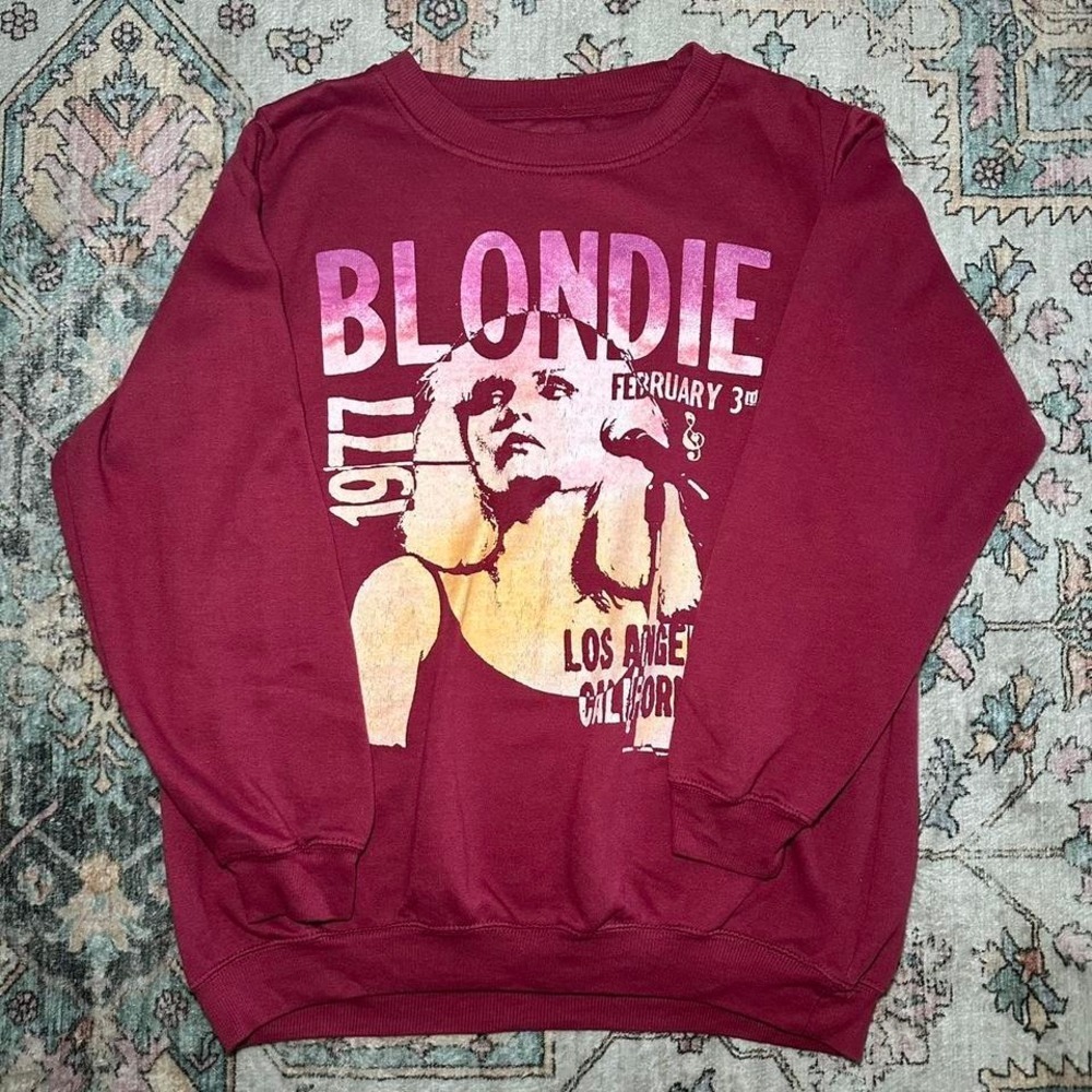 Blondie 1977 Tour Graphic Sweatshirt